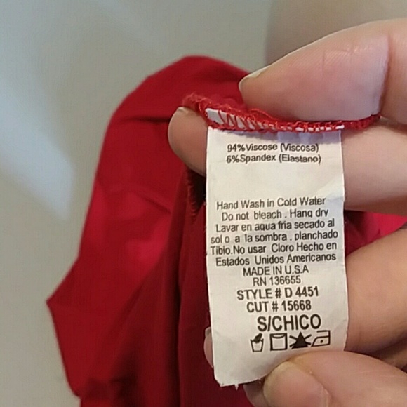 Tau lady in red Maxi dress draw string strapless - Picture 7 of 7